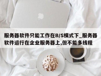 成都服务器软件只能工作在B/S模式下_服务器软件运行在企业服务器上,但不能多线程 